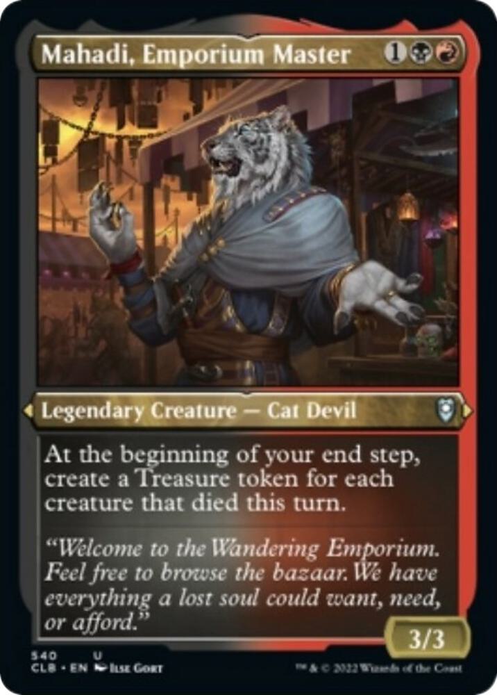 Mahadi Emporium Master Foil Etched 540 (Commander Legends: Battle for Baldur's Gate)  - Foil | Good Games Adelaide SA