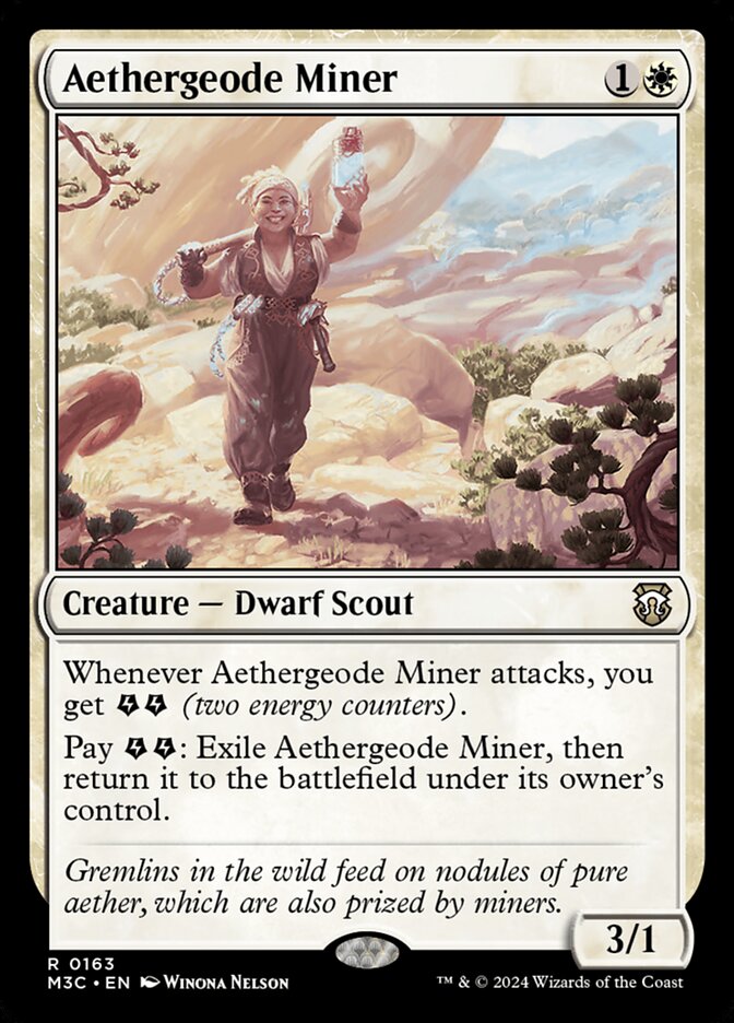 Aethergeode Miner 163 (Commander: Modern Horizons 3)  | Good Games Adelaide SA