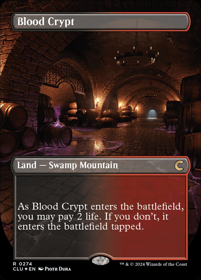 Blood Crypt 274 (Ravnica: Clue Edition)  - Foil | Good Games Adelaide SA