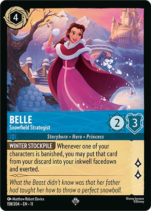 Belle Snowfield Strategist 158/204 (Winterspell)  - Cold Foil | Good Games Adelaide SA