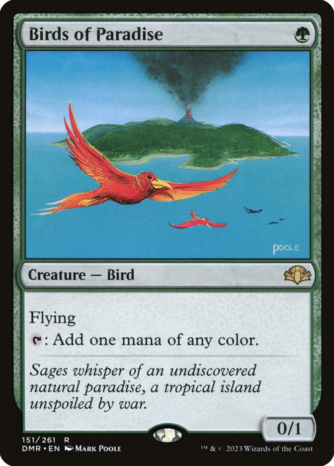 Birds of Paradise 151 (Dominaria Remastered)  | Good Games Adelaide SA