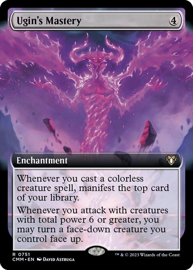 Ugin's Mastery 751 (Commander Masters)  - Extended Art Foil | Good Games Adelaide SA