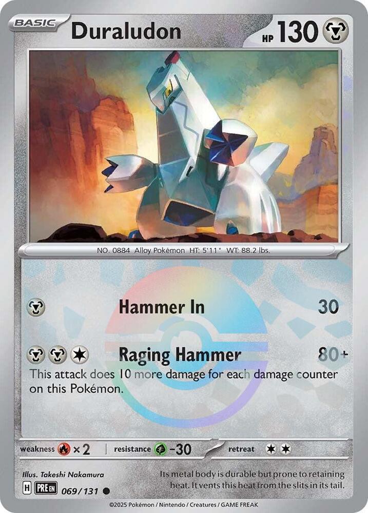 Duraludon 069/131 (SV: Prismatic Evolutions)  - Poke Ball Holofoil | Good Games Adelaide SA