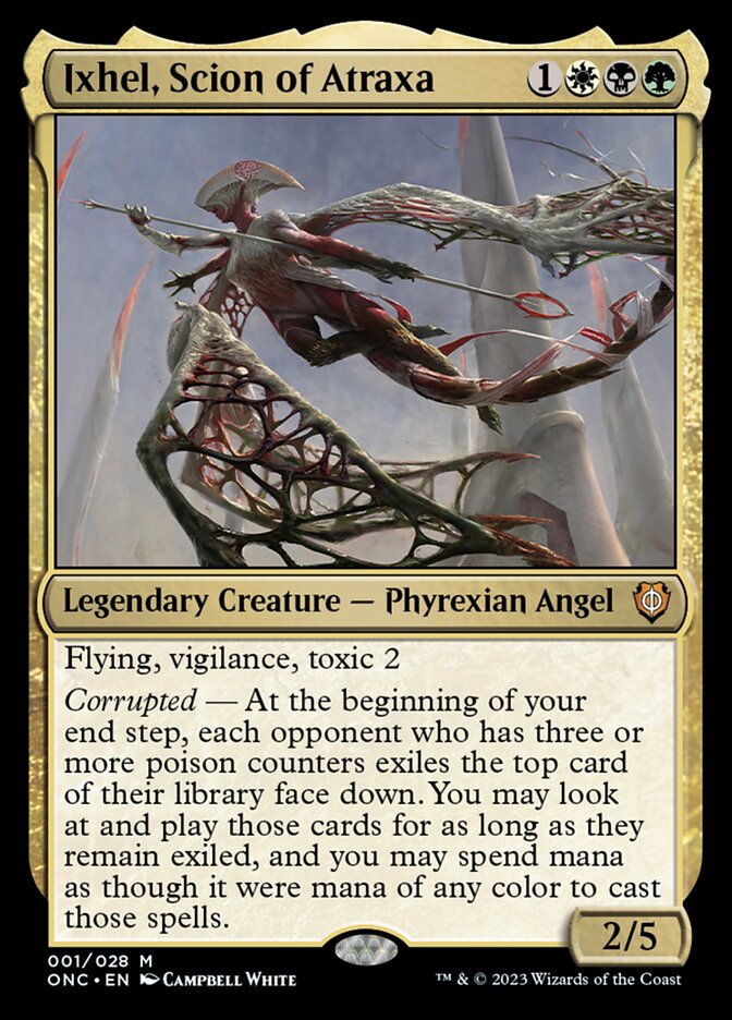 Ixhel, Scion of Atraxa 1 (Commander: Phyrexia: All Will Be One)  - Foil | Good Games Adelaide SA