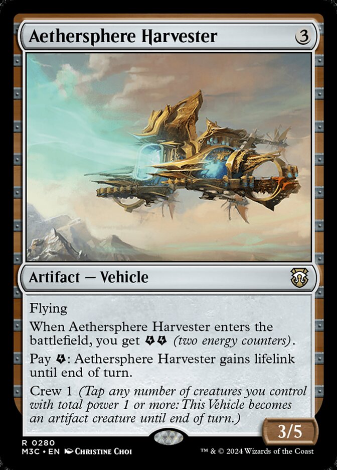 Aethersphere Harvester 280 (Commander: Modern Horizons 3)  | Good Games Adelaide SA