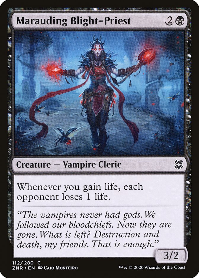 Marauding Blight-Priest 112 (Zendikar Rising)  | Good Games Adelaide SA