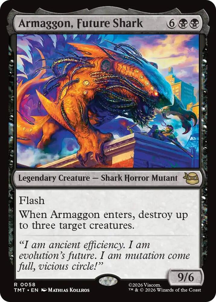 Armaggon Future Shark 58 (Teenage Mutant Ninja Turtles)  - Foil | Good Games Adelaide SA