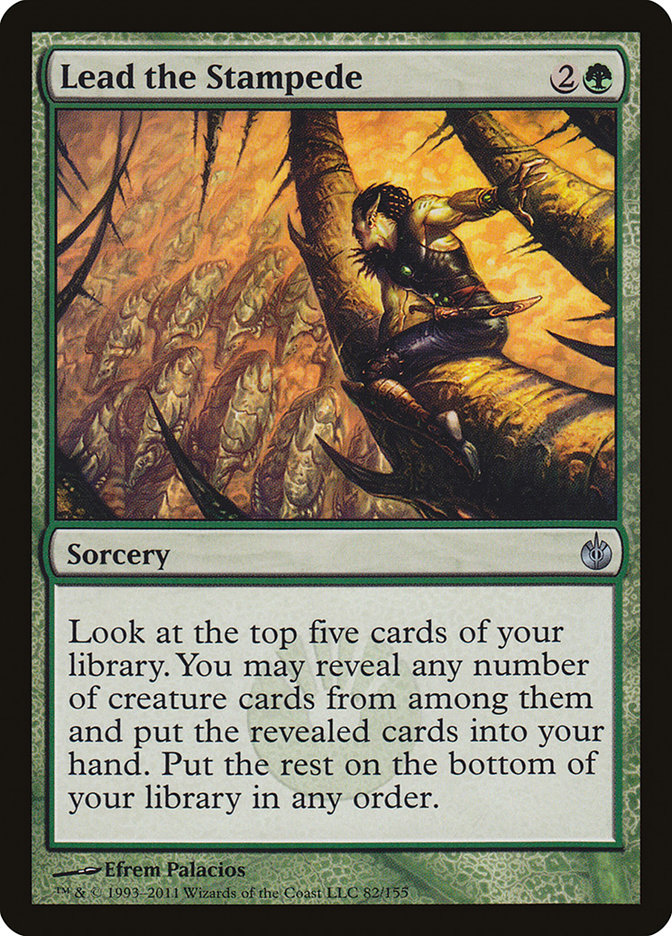 Lead the Stampede 82 (Mirrodin Besieged)  - Foil | Good Games Adelaide SA