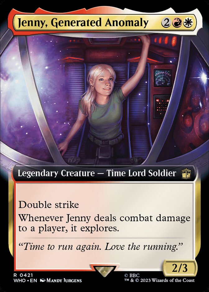 Jenny, Generated Anomaly 421 (Universes Beyond: Doctor Who)  - Foil | Good Games Adelaide SA