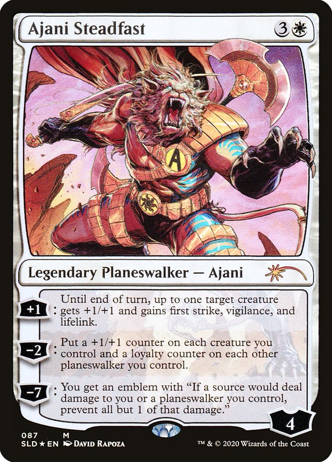 Ajani Steadfast 87 (Secret Lair Drop Series)  - Foil | Good Games Adelaide SA