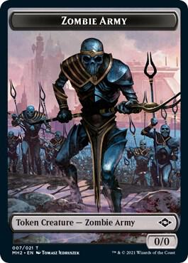 Zombie Army Token 7 (Modern Horizons 2)  | Good Games Adelaide SA