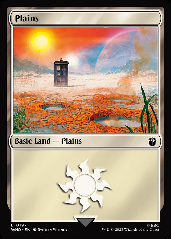 Plains 197 (Universes Beyond: Doctor Who)  - Foil | Good Games Adelaide SA