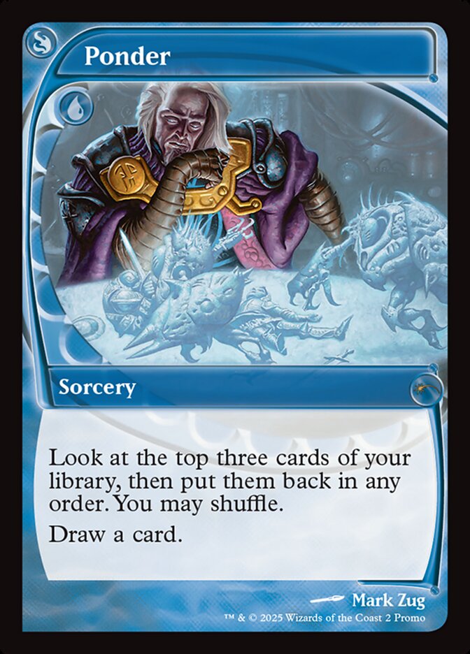 Ponder Future Sight 2 (MagicFest Cards)  - Foil | Good Games Adelaide SA