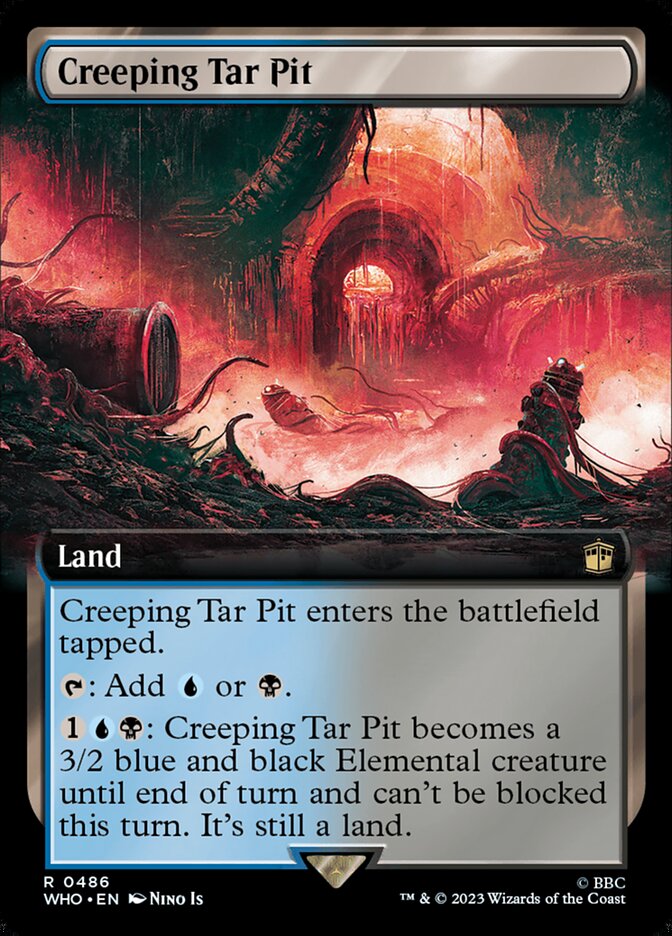 Creeping Tar Pit 486 (Universes Beyond: Doctor Who)  - Foil | Good Games Adelaide SA