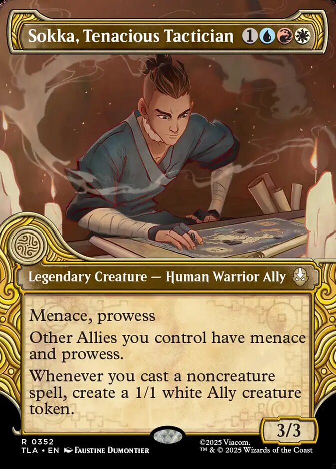Sokka, Tenacious Tactician  352/286 (Avatar: The Last Airbender)  - Showcase Foil | Good Games Adelaide SA