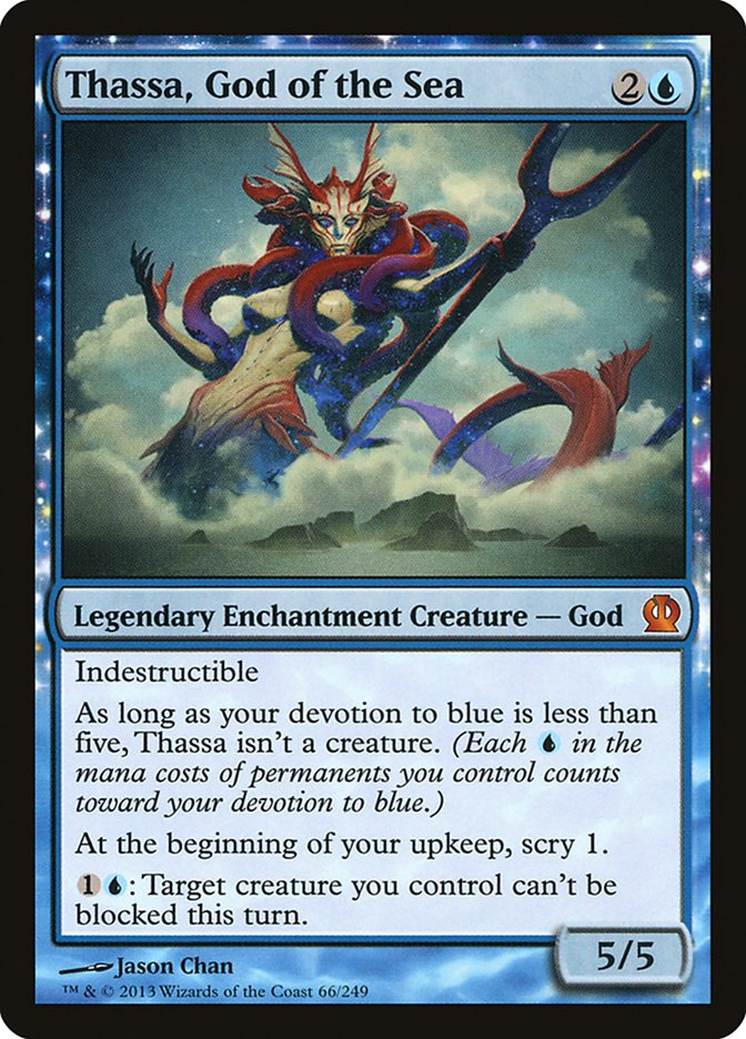 Thassa, God of the Sea 66 (Theros)  - Foil | Good Games Adelaide SA