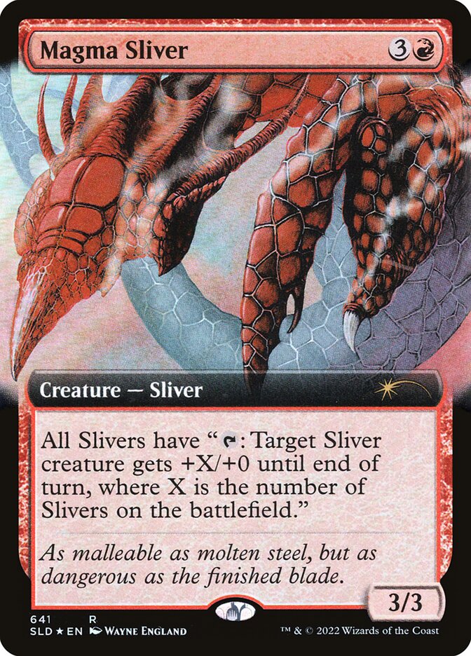 Magma Sliver 641 (Secret Lair Drop Series)  - Foil | Good Games Adelaide SA