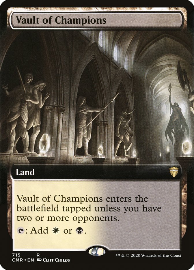 Vault of Champions 715 (Commander Legends)  - Extended Art Foil | Good Games Adelaide SA