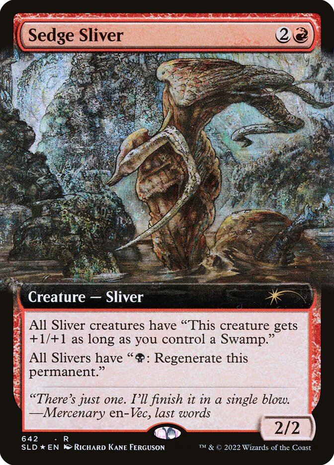 Sedge Sliver Extended Art 642 (Secret Lair Drop Series)  - Foil | Good Games Adelaide SA