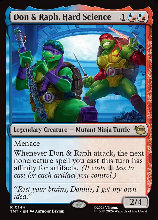 Don and Raph, Hard Science 144 (Teenage Mutant Ninja Turtles)  | Good Games Adelaide SA