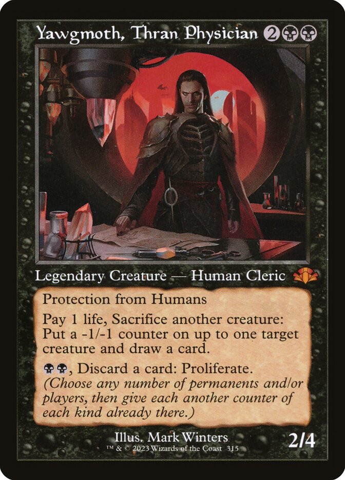 Yawgmoth, Thran Physician 315 (Dominaria Remastered)  - Retro | Good Games Adelaide SA