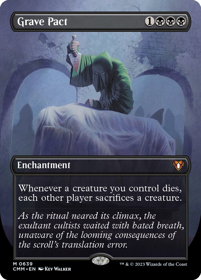 Grave Pact 639 (Commander Masters)  - Borderless | Good Games Adelaide SA