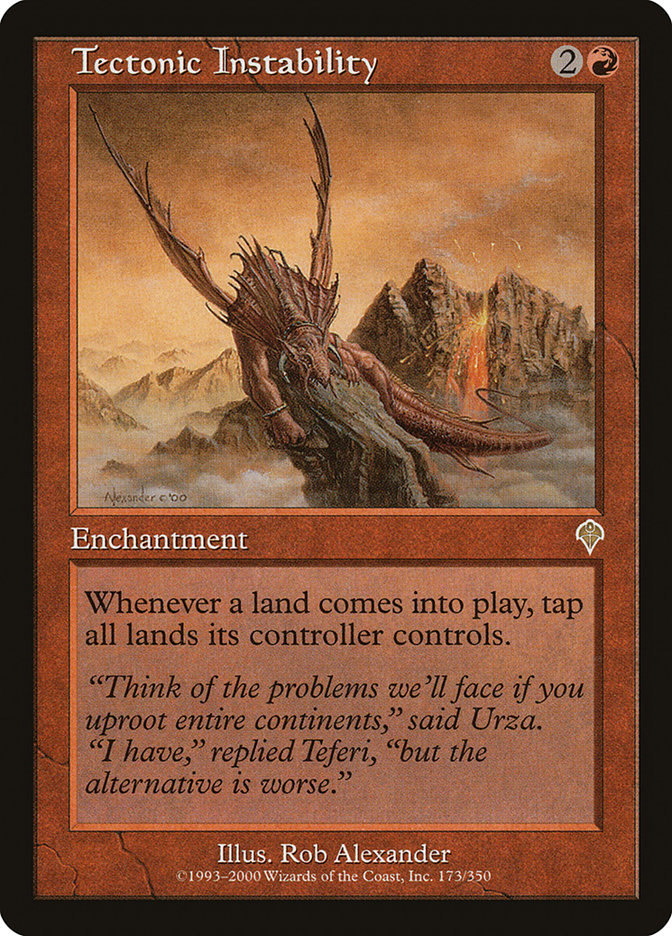 Tectonic Instability 173 (Invasion)  - Foil | Good Games Adelaide SA