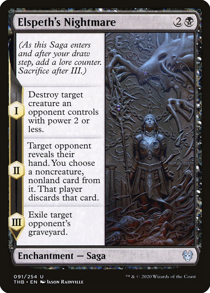 Elspeth's Nightmare 91 (Theros Beyond Death)  - Foil | Good Games Adelaide SA