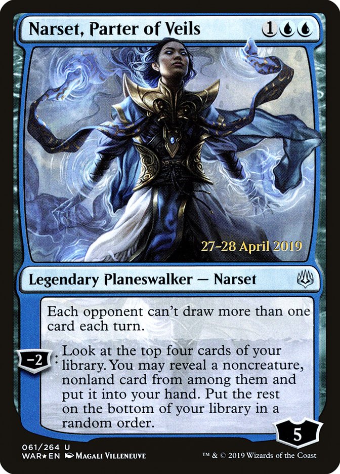 Narset, Parter of Veils 61 (Prerelease Cards)  - Foil | Good Games Adelaide SA