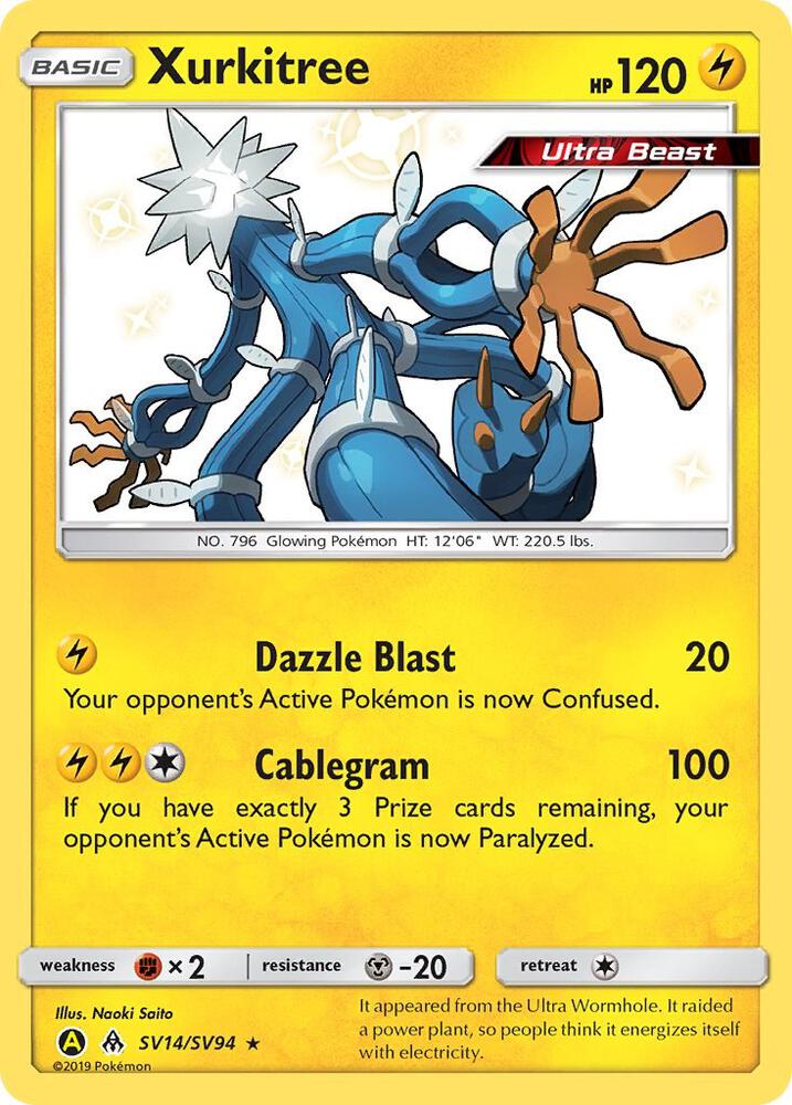 Xurkitree SV14/SV94 (Hidden Fates: Shiny Vault)  - Holofoil | Good Games Adelaide SA