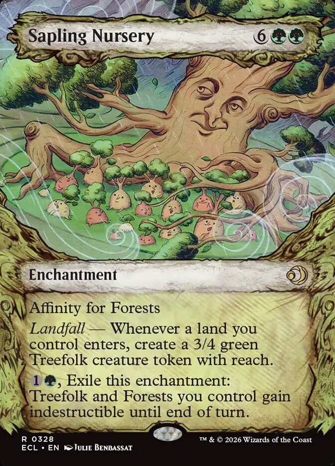 Sapling Nursery Showcase 328/408 (Lorwyn Eclipsed)  - Showcase Foil | Good Games Adelaide SA