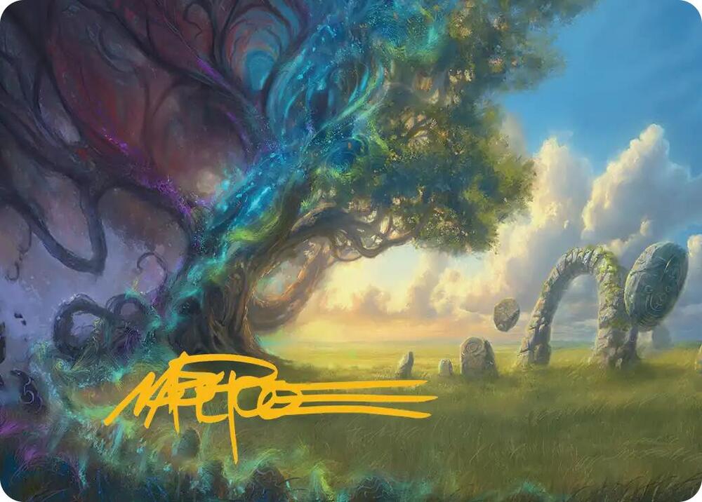 Morningtides Light Art Card Gold Stamped Signature 2 (Art Series: Lorwyn Eclipsed)  | Good Games Adelaide SA