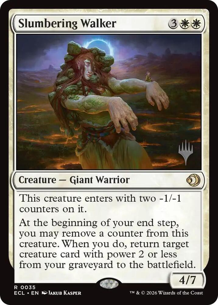Slumbering Walker 35 (Promo Pack: Lorwyn Eclipsed)  | Good Games Adelaide SA