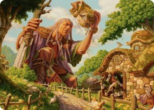 Curious Colossus Art Card 1 (Art Series: Lorwyn Eclipsed)  | Good Games Adelaide SA