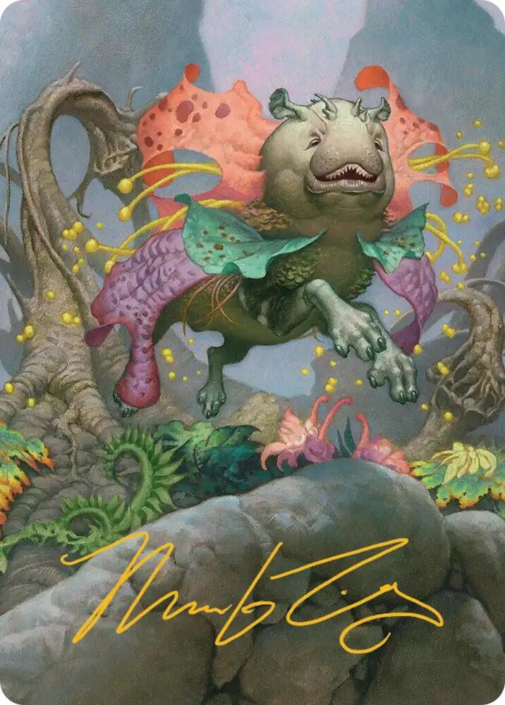 Vibrance Art Card Gold Stamped Signature 36 (Art Series: Lorwyn Eclipsed)  | Good Games Adelaide SA