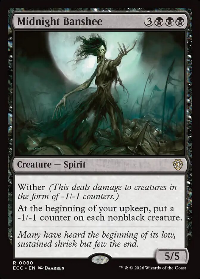 Midnight Banshee 80 (Commander: Lorwyn Eclipsed)  | Good Games Adelaide SA