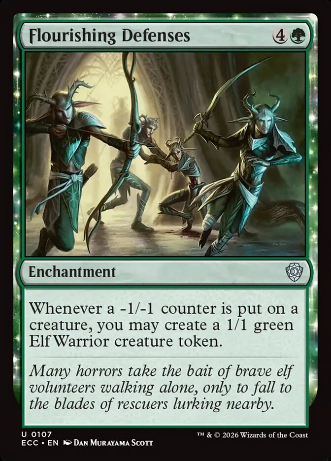 Flourishing Defenses 107 (Commander: Lorwyn Eclipsed)  | Good Games Adelaide SA