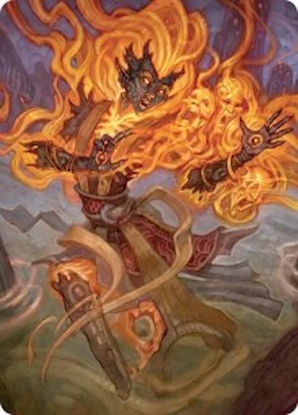 Ashling Rekindled Art Card 33 54 33 (Art Series: Lorwyn Eclipsed)  | Good Games Adelaide SA