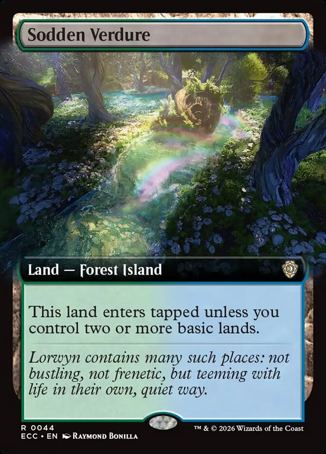 Sodden Verdure  44/176 (Commander: Lorwyn Eclipsed)  - Extended Art | Good Games Adelaide SA