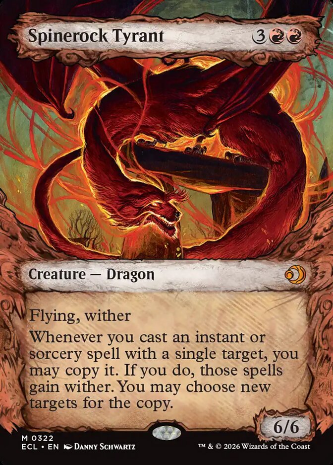 Spinerock Tyrant  322/408 (Lorwyn Eclipsed)  - Showcase Foil | Good Games Adelaide SA