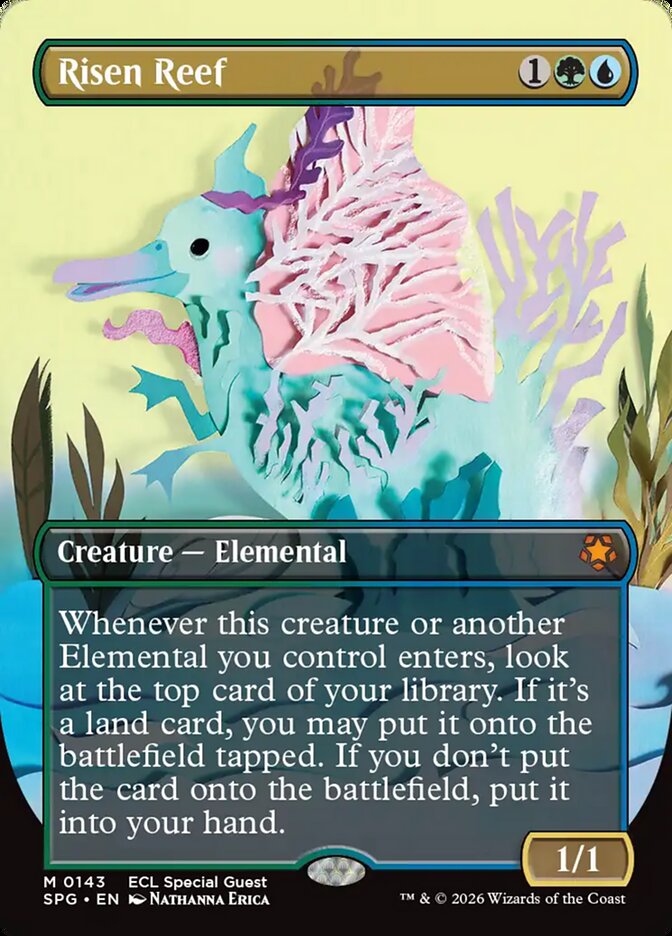 Risen Reef 143 (Special Guests)  - Borderless Foil | Good Games Adelaide SA