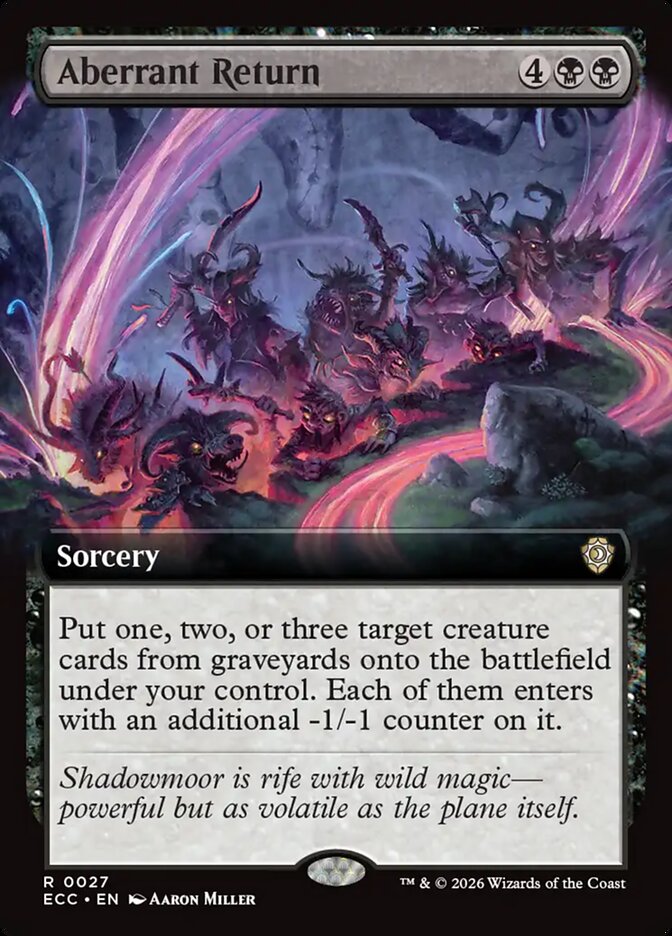 Aberrant Return Extended Art 27 (Commander: Lorwyn Eclipsed)  | Good Games Adelaide SA