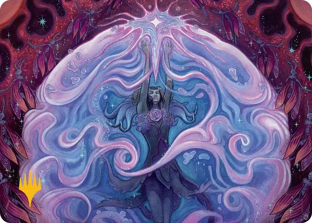 Glen Elendras Answer Art Card Gold Stamped Planeswalker Symbol 7 (Art Series: Lorwyn Eclipsed)  | Good Games Adelaide SA