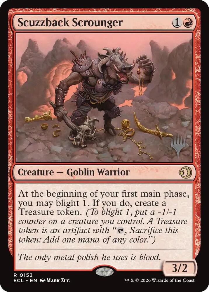 Scuzzback Scrounger 153 (Promo Pack: Lorwyn Eclipsed)  | Good Games Adelaide SA