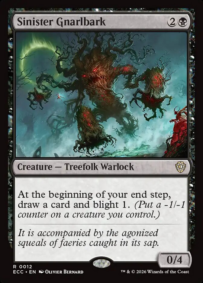 Sinister Gnarlbark 12 (Commander: Lorwyn Eclipsed)  | Good Games Adelaide SA