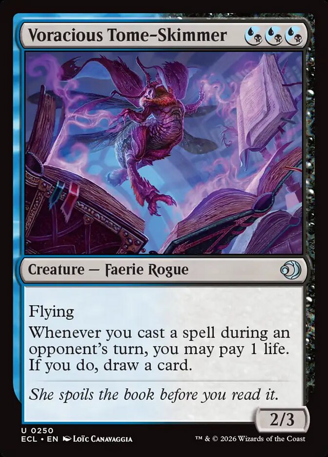 Voracious Tome-Skimmer 250 (Lorwyn Eclipsed)  - Foil | Good Games Adelaide SA