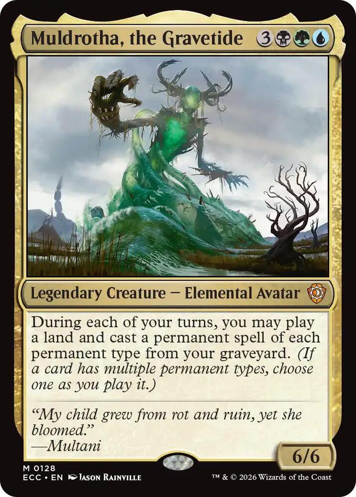 Muldrotha the Gravetide 128 (Commander: Lorwyn Eclipsed)  | Good Games Adelaide SA
