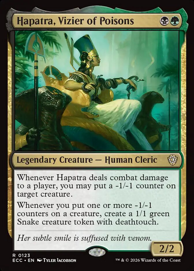 Hapatra, Vizier of Poisons 123 (Commander: Lorwyn Eclipsed)  | Good Games Adelaide SA
