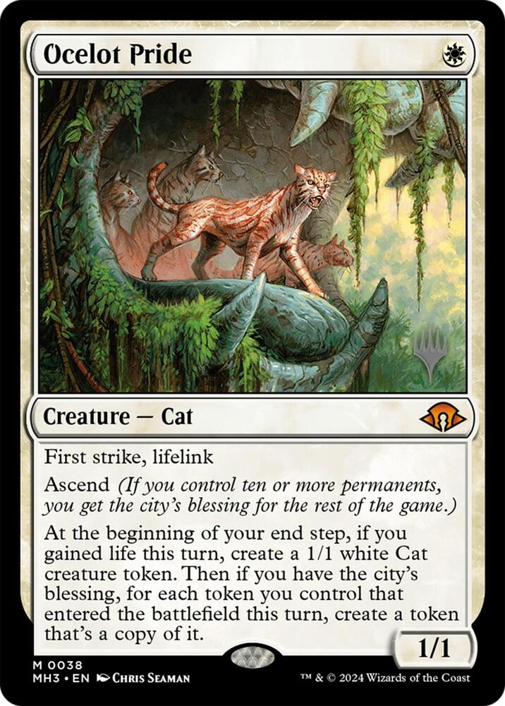 Ocelot Pride 38 (Promo Pack: Lorwyn Eclipsed)  - Foil | Good Games Adelaide SA