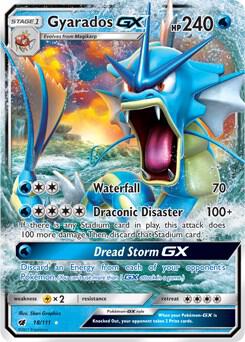 Gyarados GX 18/111 (SM - Crimson Invasion)  - Holofoil | Good Games Adelaide SA